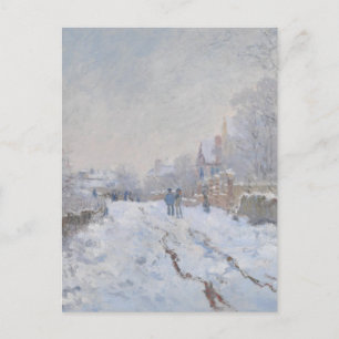 Winter-Schnee in Argeteuil Postkarte