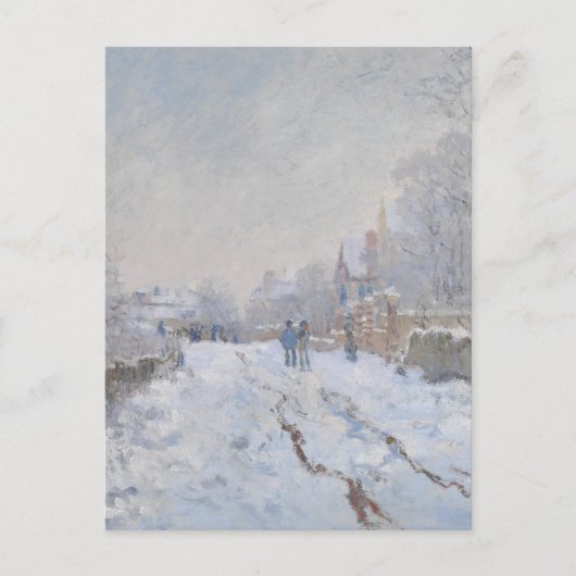 Winter-Schnee in Argeteuil Postkarte (Vorderseite)