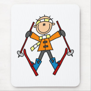 Winter-Schnee-Ski Mousepad