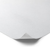 Winter-Schnee-Zweige Hochzeit Poster (Ecke)