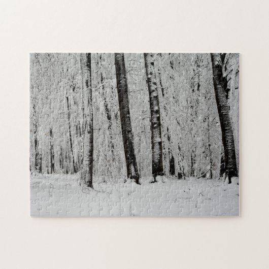 Winter-Schneebäume - - Puzzle (Horizontal)