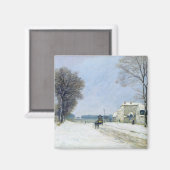 Winter, Schneeeffekt, 1876 Magnet (Vorderseite/Rückseite)