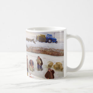 Winter-Schneefälle Kaffeetasse