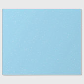 Winter-Schneeflocken auf blau Geschenkpapier (Flach)