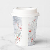 Winter-Schneeflocken Baby seine Kälte außerhalb vo Pappbecher (Rechts)