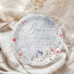 Winter-Schneeflocken Baby seine Kälte außerhalb vo Pappteller<br><div class="desc">Winterschneeflocken Baby seine Kälte außerhalb von Bird Paper Teller Matching Artikel zur Verfügung.</div>