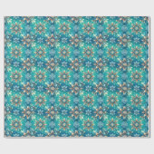 Winter-Schneeflocken Geschenkpapier (Flach)