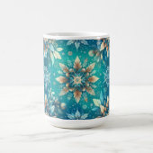 Winter-Schneeflocken Kaffeetasse (Mittel)