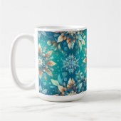 Winter-Schneeflocken Kaffeetasse (Links)