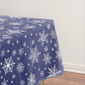 Winter-Schneeflocken-Monogramm-Tischdecke Tischdecke (Beispiel)