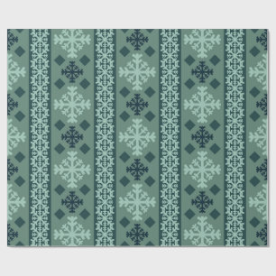 Winter-Schneeflocken-Nordic-Verpackungspapier Geschenkpapier