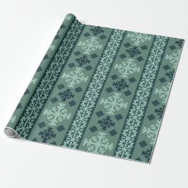 Winter-Schneeflocken-Nordic-Verpackungspapier Geschenkpapier
