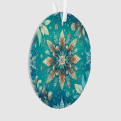 Winter-Schneeflocken Ornament (Vorderseite)