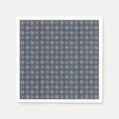 Winter-Schneeflocken-Papiertaschentuch Serviette (Vorderseite)