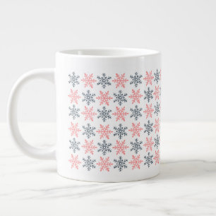 Winter-Schneeflocken-Spezialtasse Jumbo-Tasse
