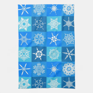 Winter-Schneeküchenhandtuch Geschirrtuch