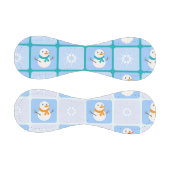 Winter Schneemann und Schneeflocken Baseball (Paneele)