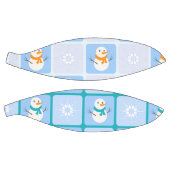 Winter Schneemann und Schneeflocken Basketball (Panele)