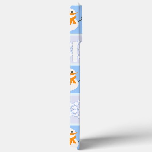 Winter Schneemann und Schneeflocken Case-Mate iPhone Hülle (Rückseite / Rechts)