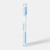 Winter Schneemann und Schneeflocken iPhone Hülle (Rechte Seite)