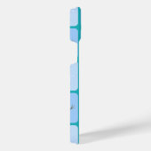 Winter Schneemann und Schneeflocken iPhone Hülle (Rechte Seite)