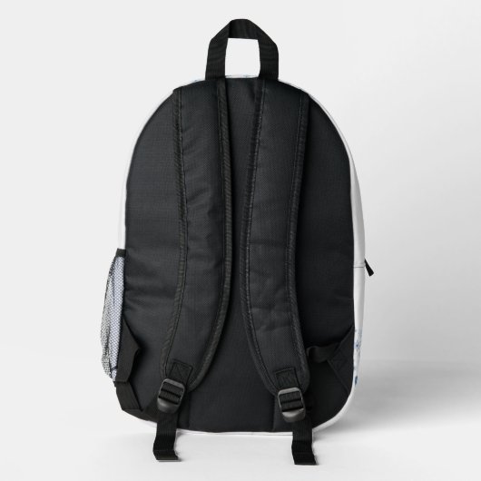 Winter-Schneetag-Rucksack Bedruckter Rucksack (Rückseite)