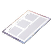 Winter/Schneetagsplanung Notepad Notizblock (angewinkelt)