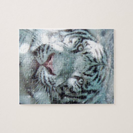 Winter-Schneewittchen-Tiger Puzzle (Horizontal)
