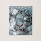 Winter-Schneewittchen-Tiger Puzzle (Vertikal)