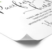 Winter Schnuller Jagd Sign. Finden Sie das Schnull Poster (Ecke)