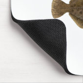 Winter-Scholle - Blackback Mousepad (Ecke)