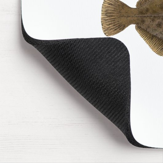 Winter-Scholle - Blackback Mousepad (Ecke)