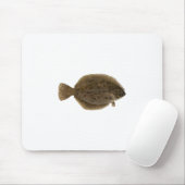 Winter-Scholle - Blackback Mousepad (Mit Mouse)