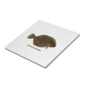 Winter-Scholle Fliese (Seite)