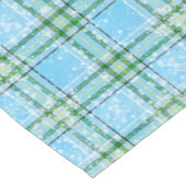 Winter-Schottenkaro-Design Kurzer Tischläufer (Ecke)