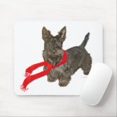 Winter Scottie in Wam Scarf Mousepad (Mit Mouse)