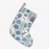 Winter seamless pattern with abstract flat handdra kleiner weihnachtsstrumpf (Vorderansicht (hängend))