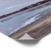 Winter Seashore Cape Cod Poster (Ecke)