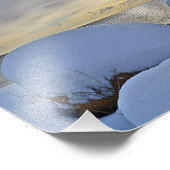 Winter Seashore Scene Foto Print (Ecke)