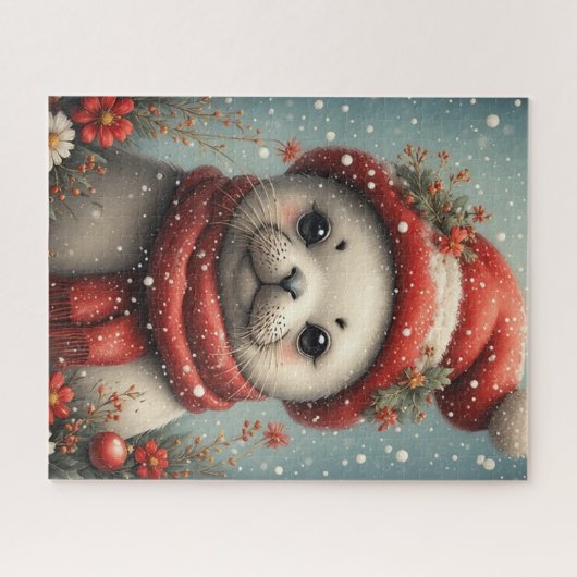 Winter Season Seal Puzzle