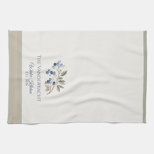 Winter Seasonal Geschirrtuch (Horizontal)