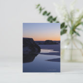 Winter, See Myvatn, Island Postkarte (Stehend Vorderseite)