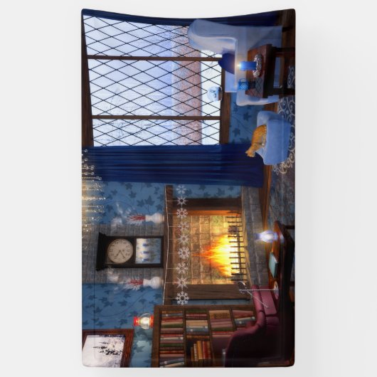 Winter Serenity-Banner Banner (Vertikal)