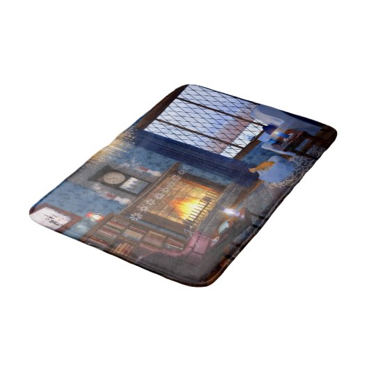 Winter Serenity Bathmat Badematte (Schrägansicht)