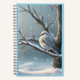 Winter Serenity Bird Notizblock
