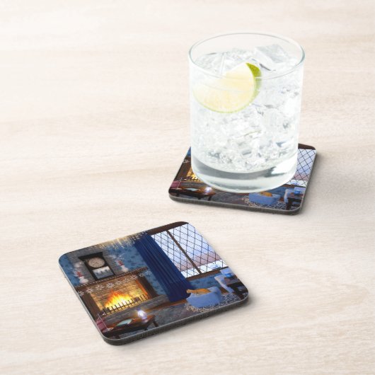 Winter Serenity Cork Untersetzer (Rechte Seite)