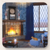 Winter Serenity Cork Untersetzer (Vorderseite)