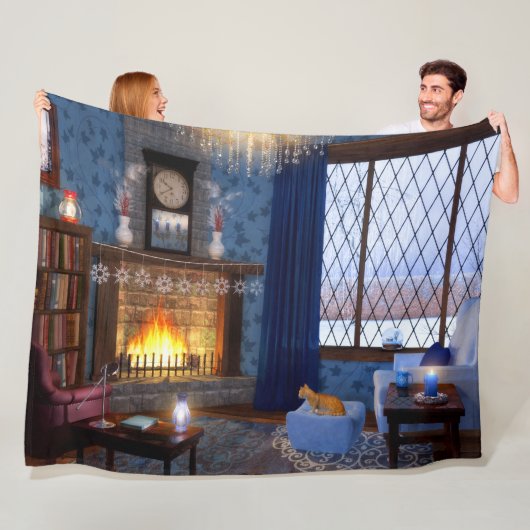 Winter Serenity Fleece Blanket (Beispiel)