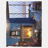 Winter Serenity Fleece Blanket (Vorderseite)