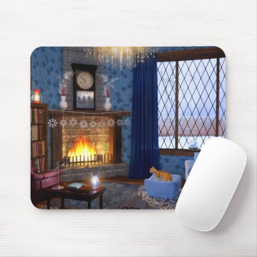 Winter Serenity Mousepad (Mit Mouse)